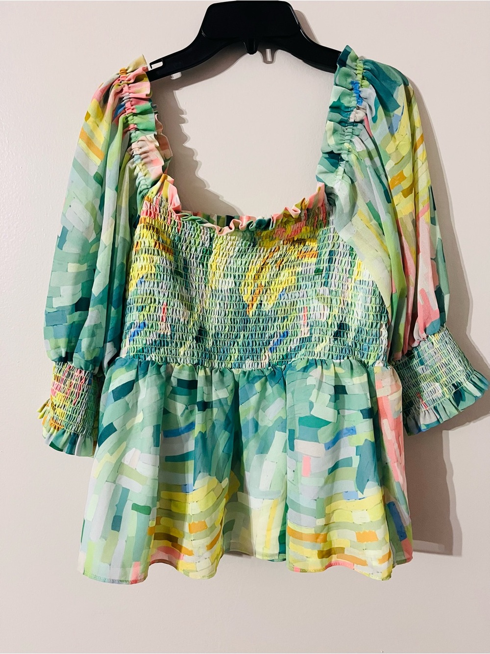NWOT Anthropologie Hutch Nova Off or On Shoulder Brenna Top Sz M